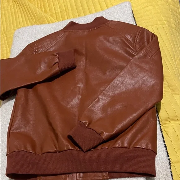 SHEIN Brown Kids Jacket - Picture 4 of 6